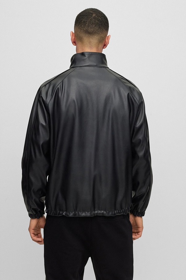 ΜΠΟΥΦΑΝ HUGO(ΔΕΡΜΑΤΙΝΗ) - 001 ΜΑΥΡΟ